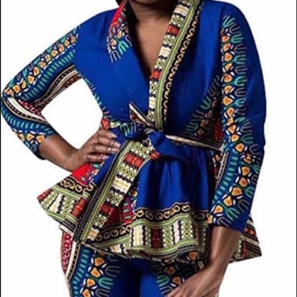 Brand New African Print Pant Suit - Picture 1 of 4